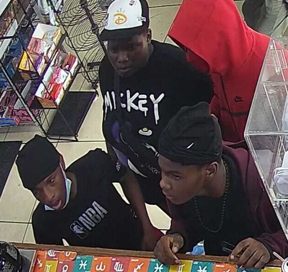 Three of the suspects sought in the Uber robbery