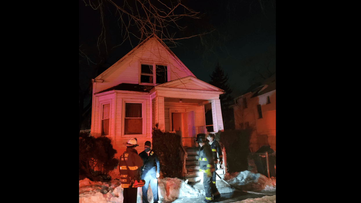 Three people were hurt and three people were displaced Thursday morning in a house fire in Englewood on the South Side.