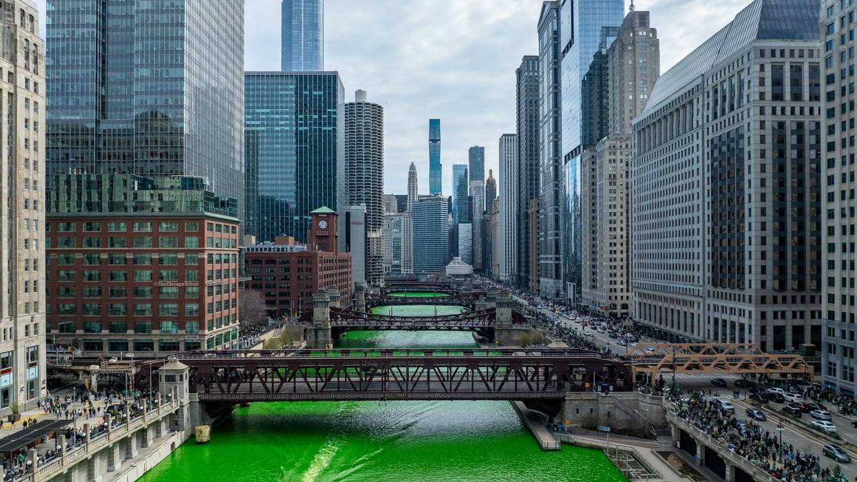 Throngs of people gathered at the Chicago River and all over the city this weekend to celebrate St. Patrick's Day.