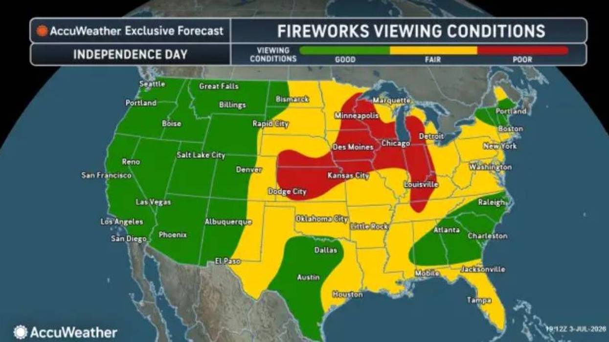 Fourth of July storm chance includes mix of sun and clouds