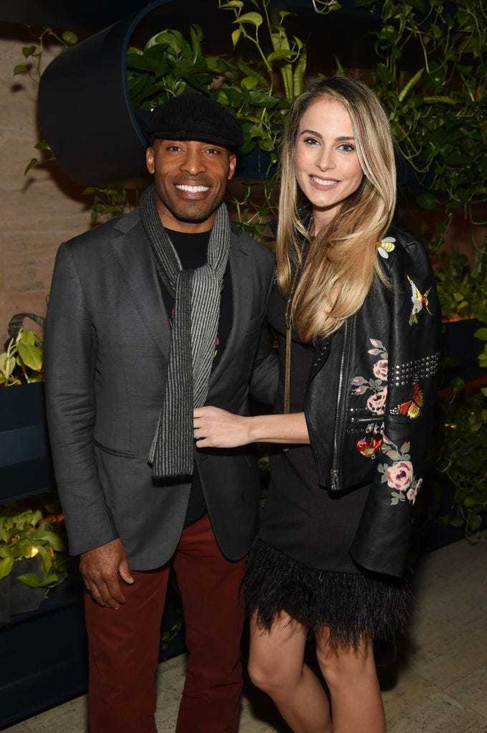 Tiki Barber and Traci Lynn Johnson