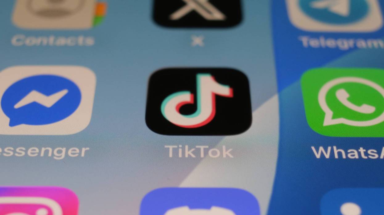 TikTok App Icon on Smartphone Screen