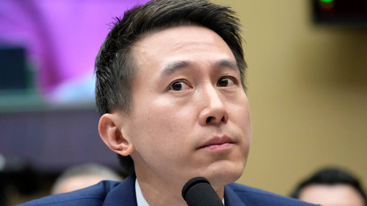 TikTok CEO Shou Zi Chew testifies during a hearing of the House Energy and Commerce Committee, on the platform's consumer privacy and data security practices and impact on children, Thursday, March 23, 2023, on Capitol Hill in Washington.