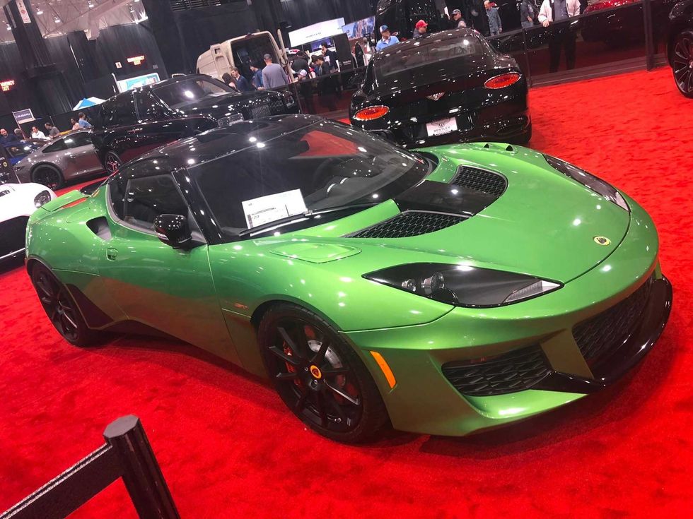 tim at auto show