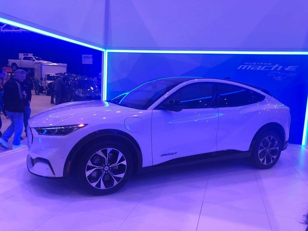 tim at auto show