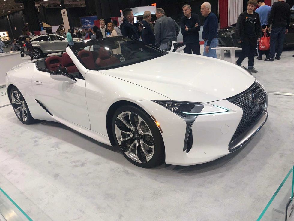 tim at auto show