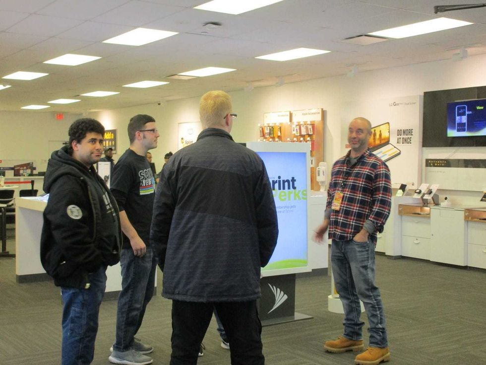 Tim at Sprint in Brooklyn
