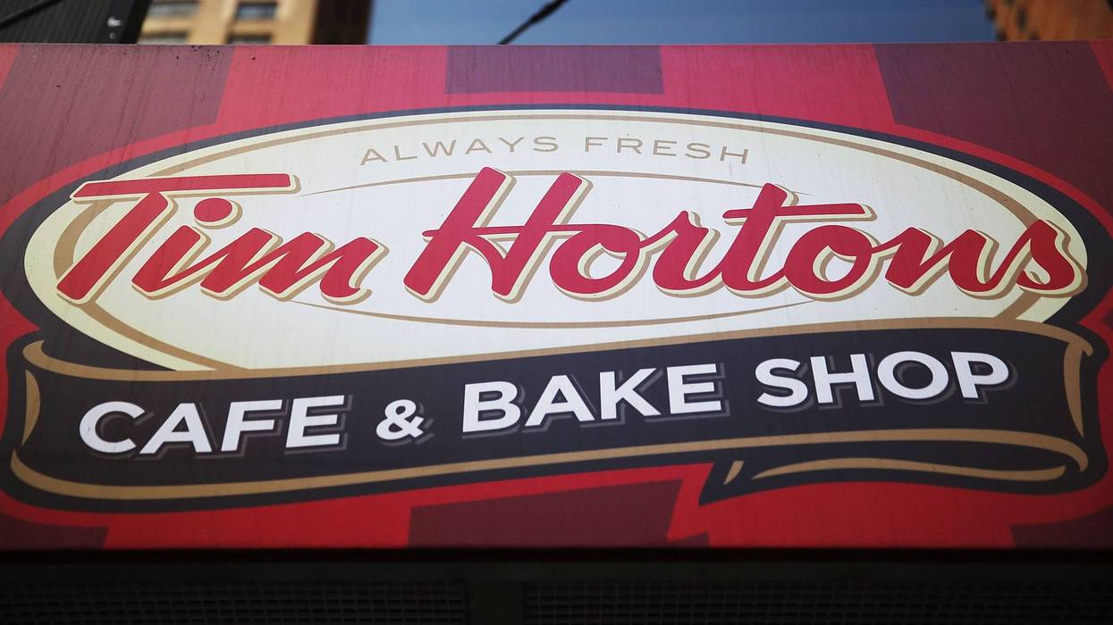 Tim Hortons sign