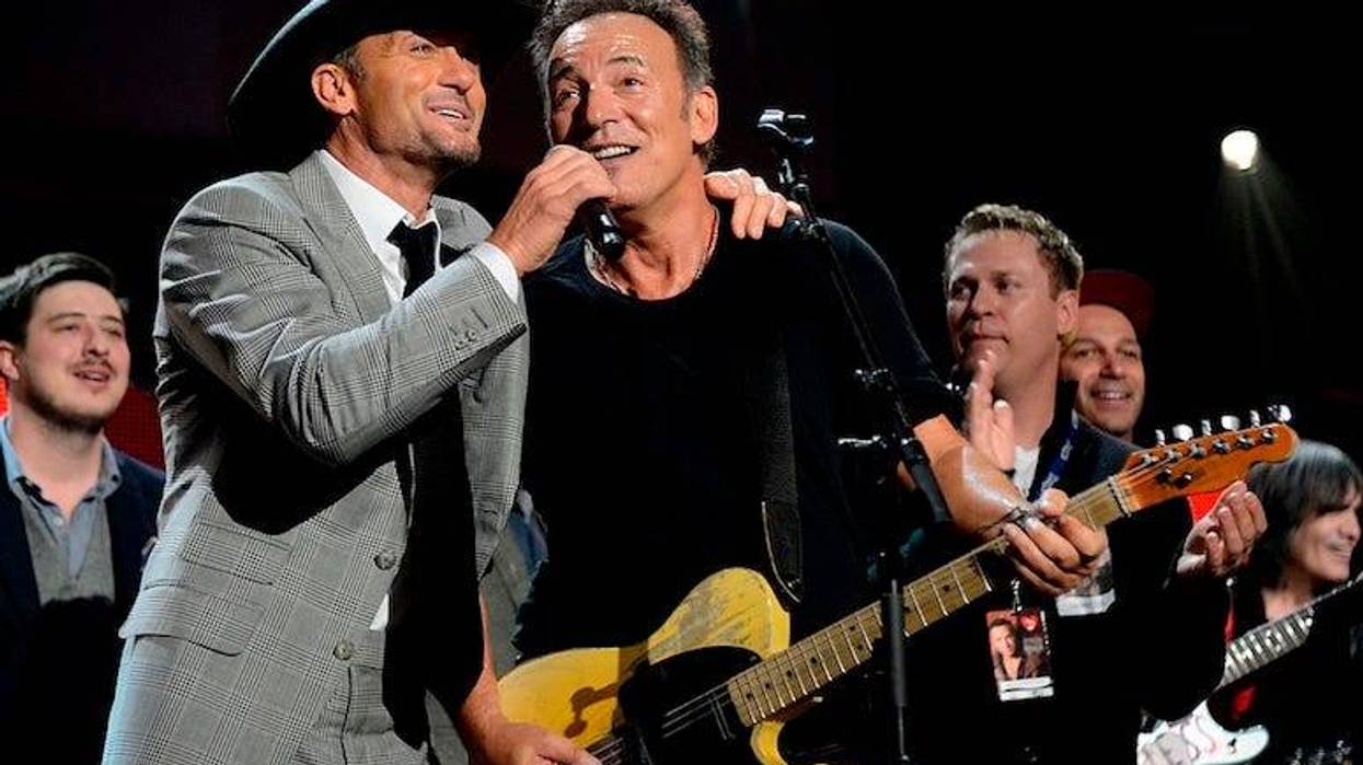 Tim McGraw and Bruce Springsteen