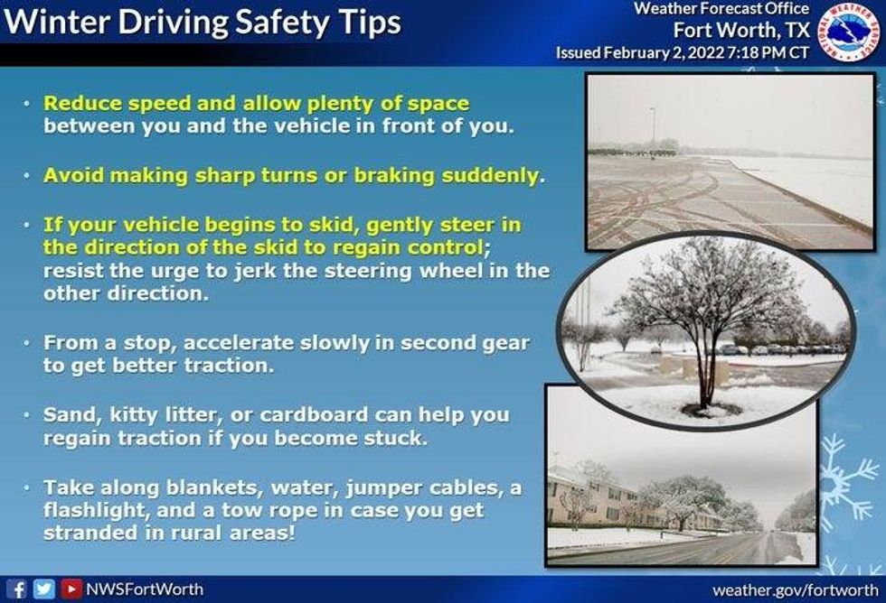 Tips for driving on slick roads