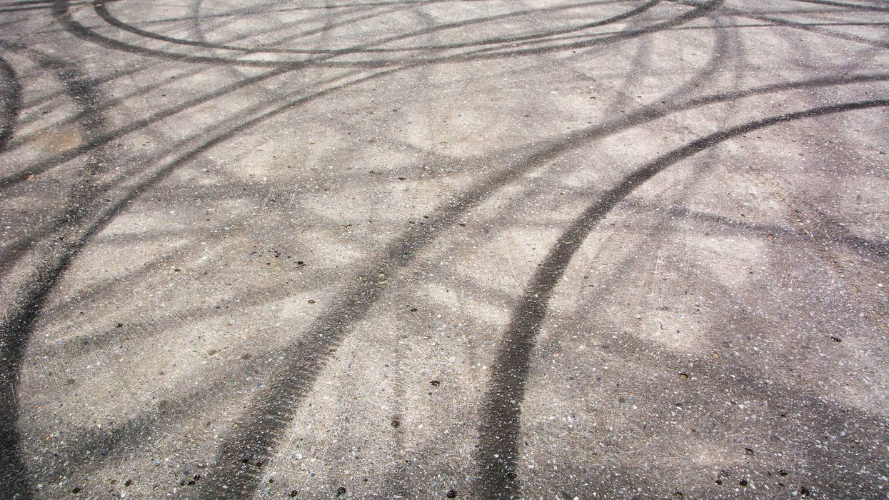 tire marks