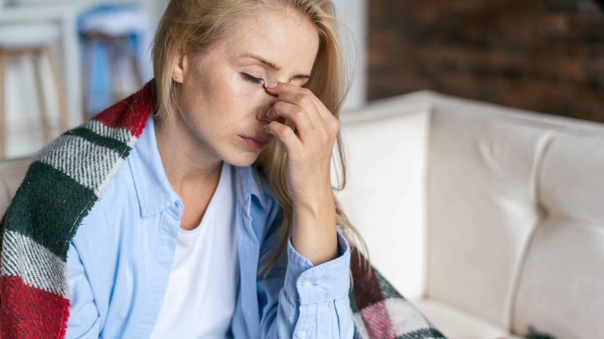 tired woman