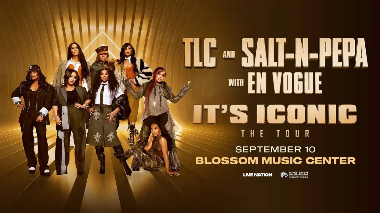 TLC, Salt-N-Pepa, En Vogue 'It's Iconic' Tour poster. September 10, Blossom Music Center.