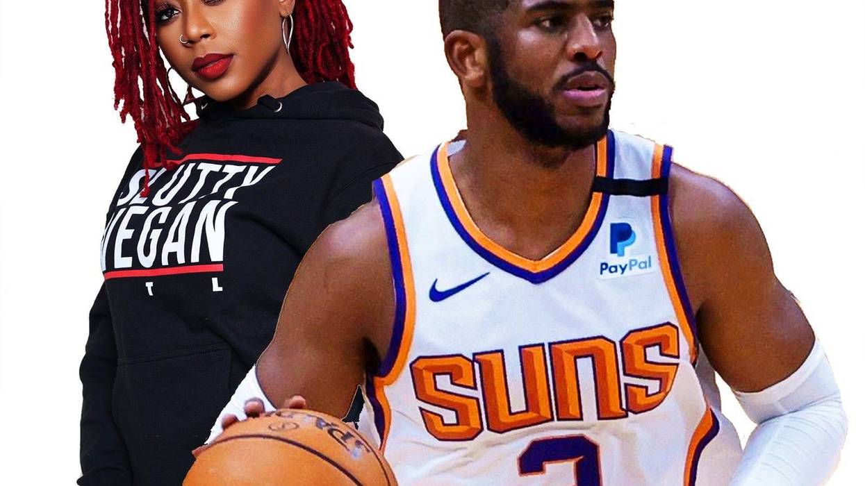 To celebrate Juneteenth, on Saturday, June 19, Slutty Vegan is teaming up with NBA All-Star Chris Paul of the Phoenix Suns to serve free food to the Atlanta community.