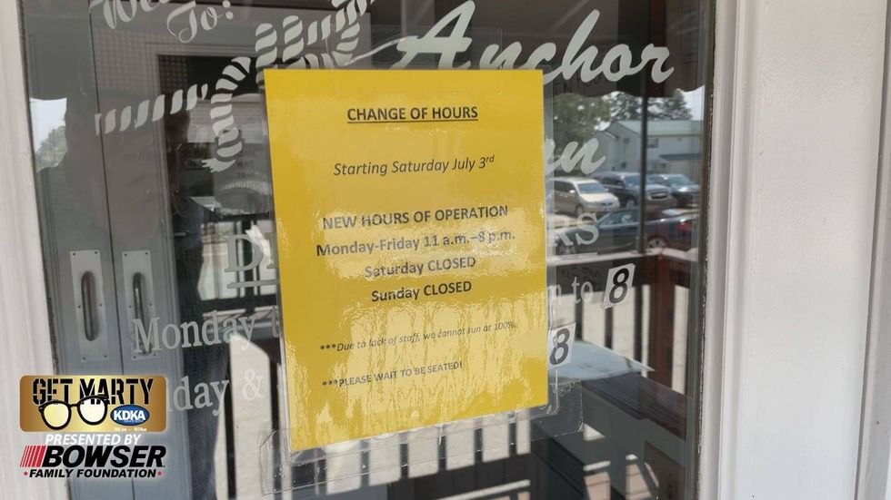 To keep from burning out the staff, the Anchor Inn had to cut back operating hours including weekends.