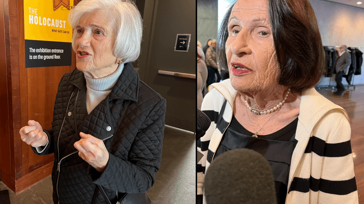 Toby Levy, 91, and Alice Ginsburg, 93, are among the Holocaust survivors featured in a new exhibit at the Museum of Jewish Heritage