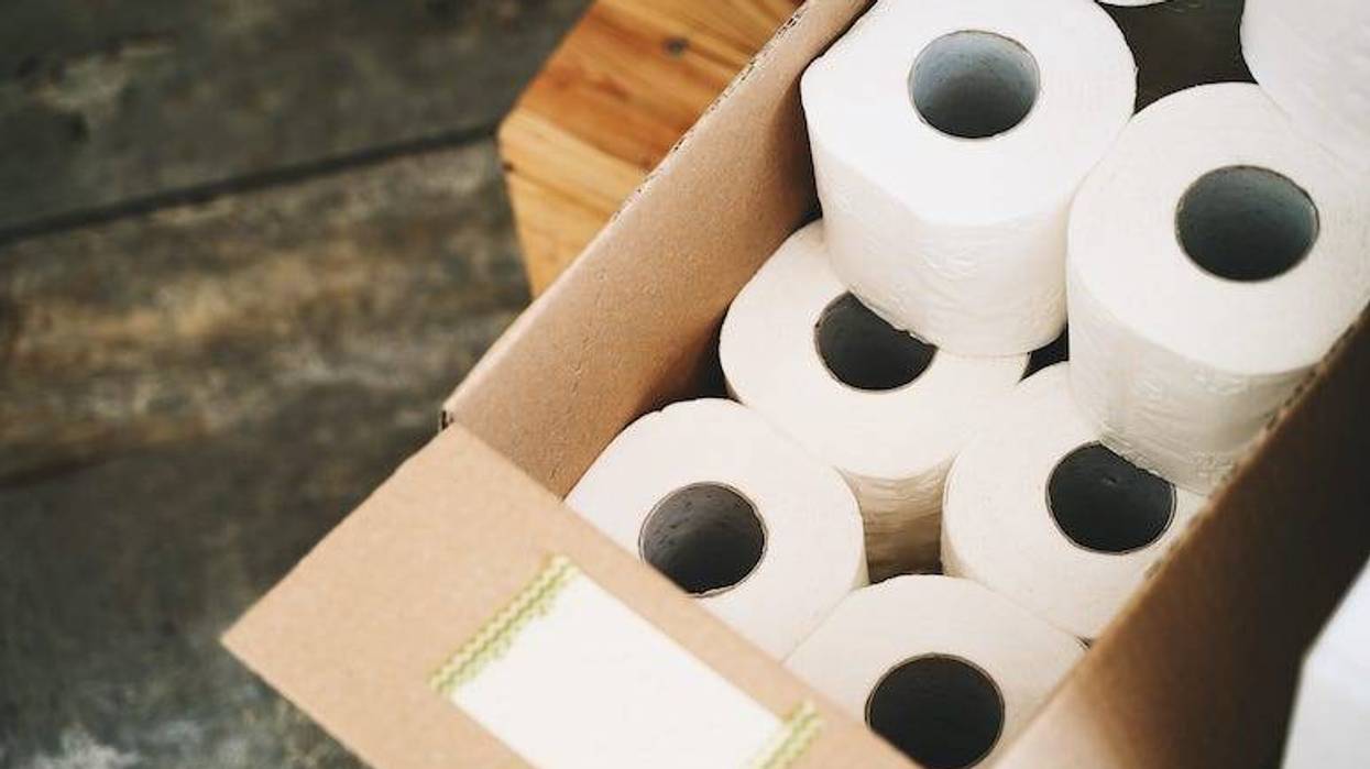 Toilet Paper, Cardboard Box