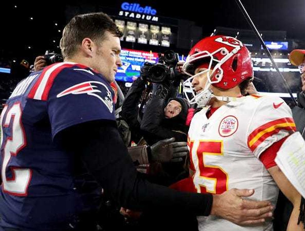 Tom Brady and Patrick Mahomes