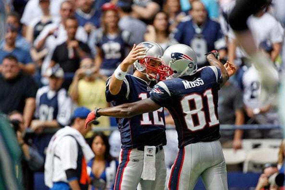 Tom Brady and Randy Moss