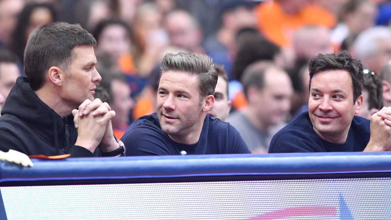 Tom Brady, Julian Edelman and Jimmy Fallon