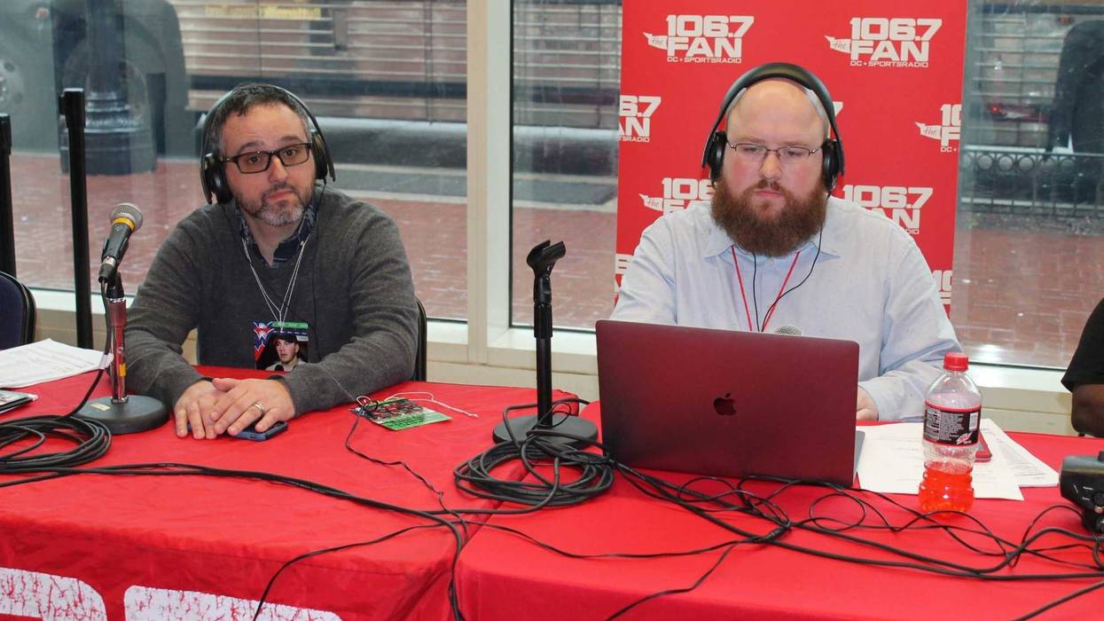 Tom Daly and Neil Greenberg were at the Capital One Arena to do a live broadcast of their show, Crashing The Net right before the Caps and Rangers squared off.