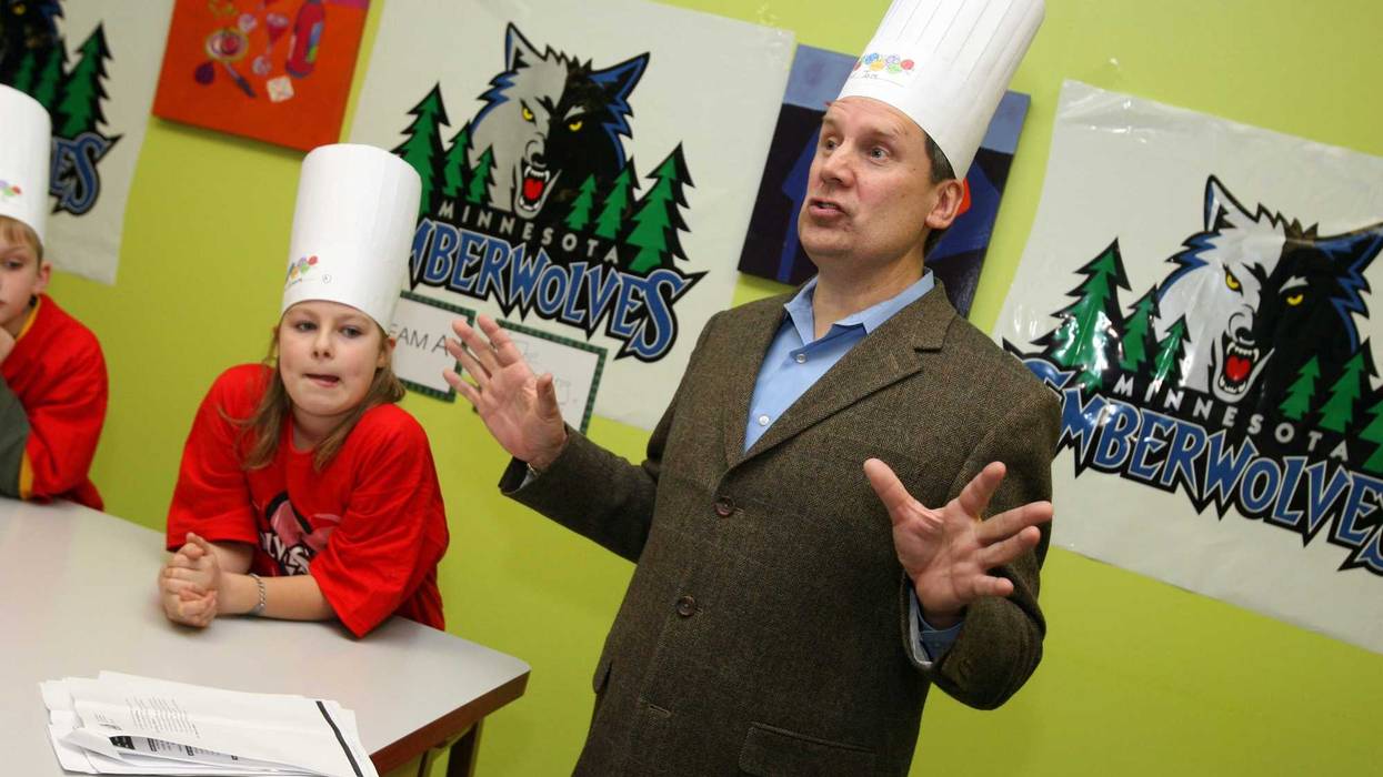 Tom Hanneman at a charity event