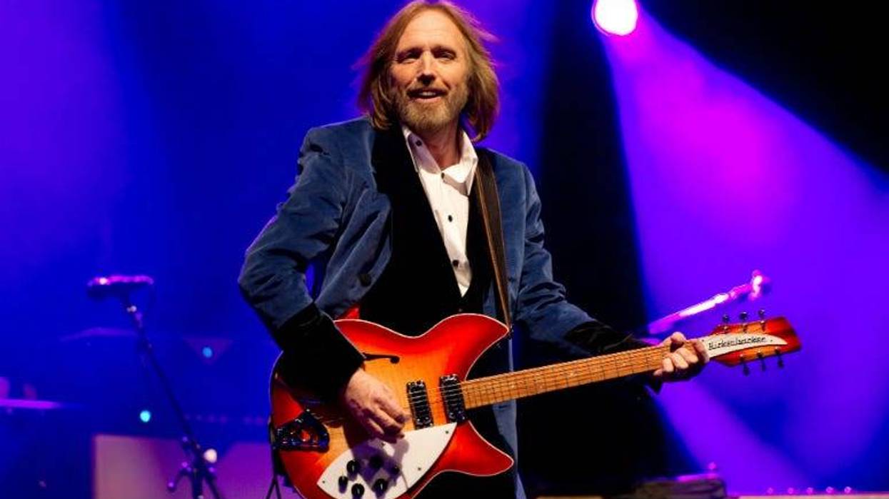 Tom Petty performs at the The Isle of Wight Festival in 2012