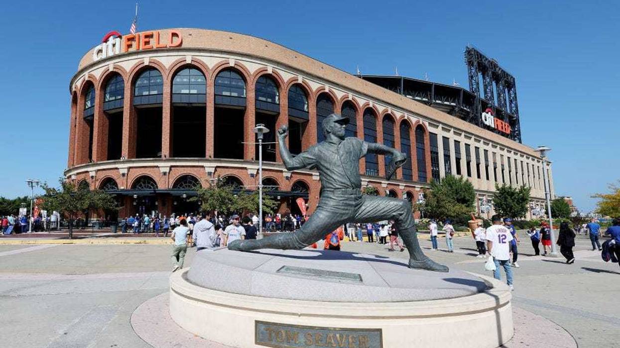 Tom Seaver Statue in front of Citi Field on Oct. 1, 2023.