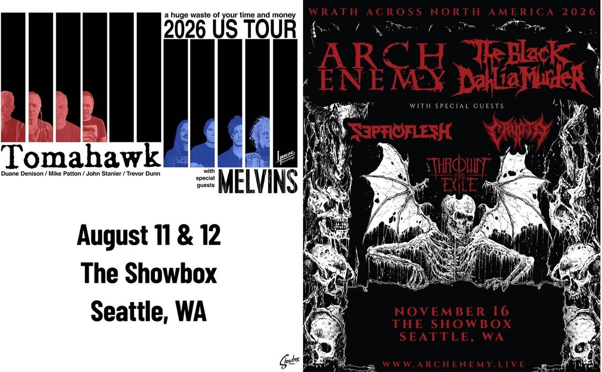 Tomahawk; Arch Enemy & The Black Dahlia Murder