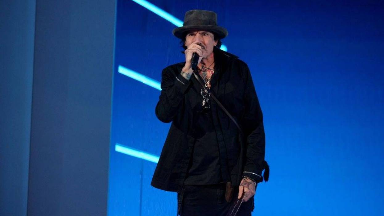Tommy Lee speaks onstage during the 2021 MTV Video Music Awards at Barclays Center on September 12, 2021 in the Brooklyn borough of New York City.