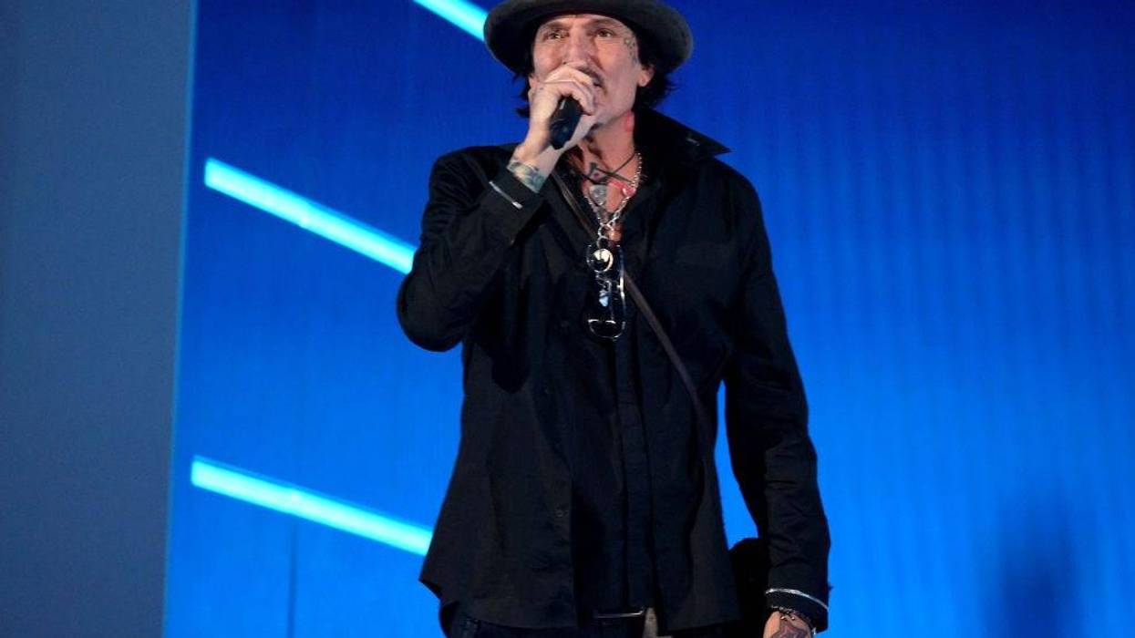 Tommy Lee speaks onstage during the 2021 MTV Video Music Awards at Barclays Center on September 12, 2021 in the Brooklyn borough of New York City.