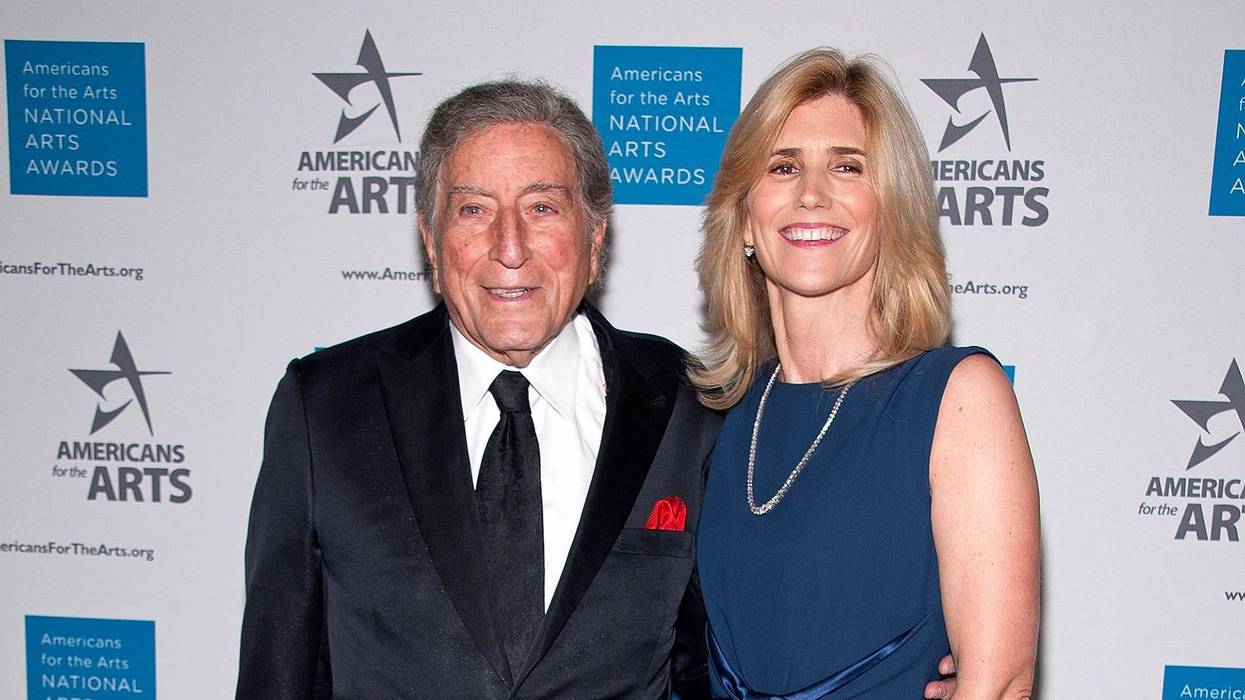 Tony Bennett and wife Susan Crow