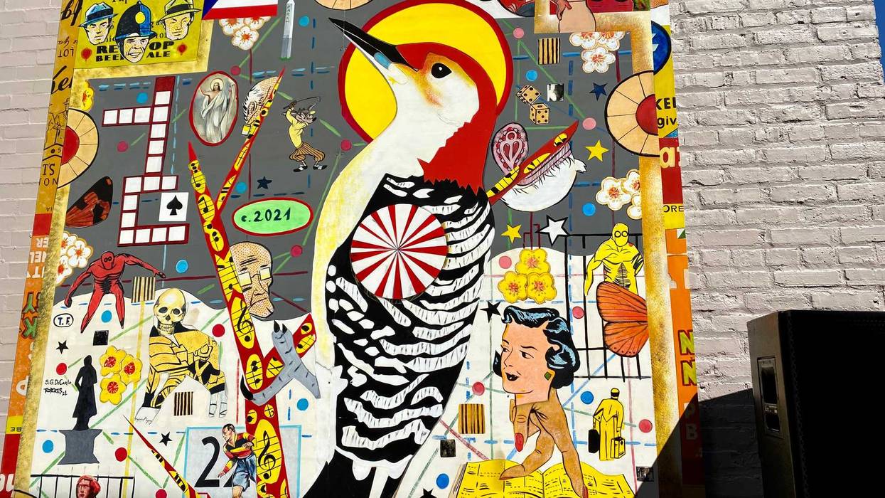 Tony Fitzpatrick mural