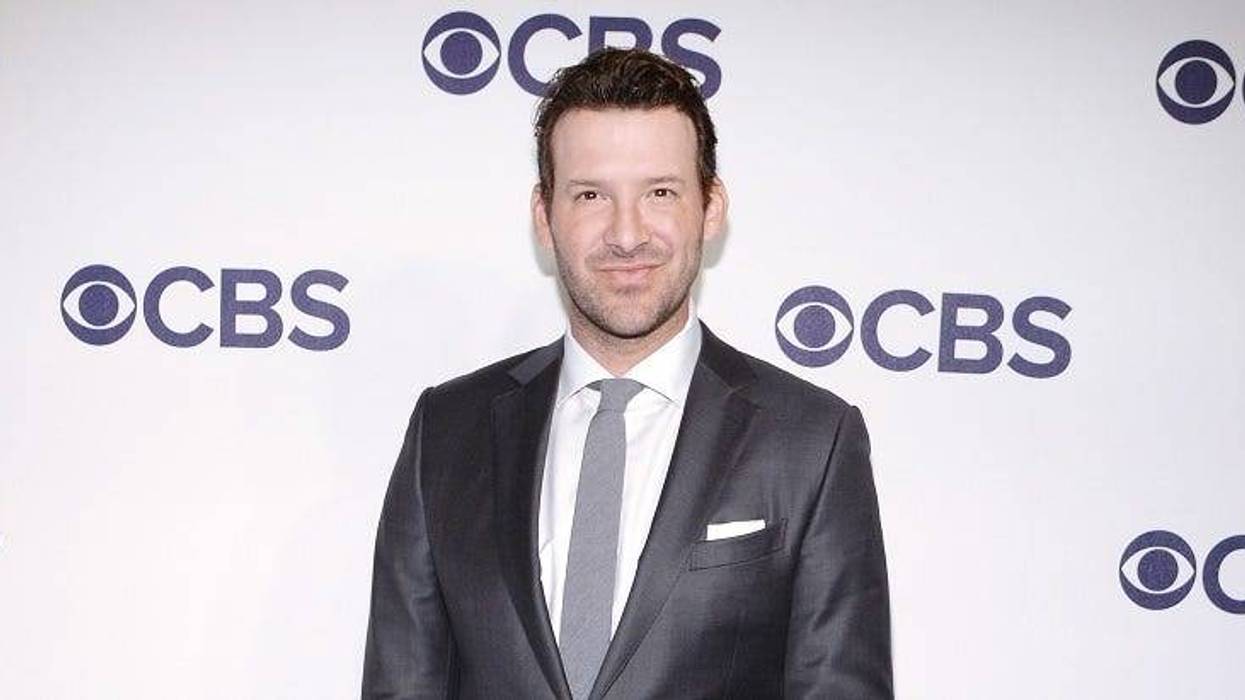 Tony Romo attends the 2017 CBS Upfront at the Plaza Hotel in New York, NY, on May 17, 2017. (Photo by Anthony Behar) *** Please Use Credit from Credit Field ***