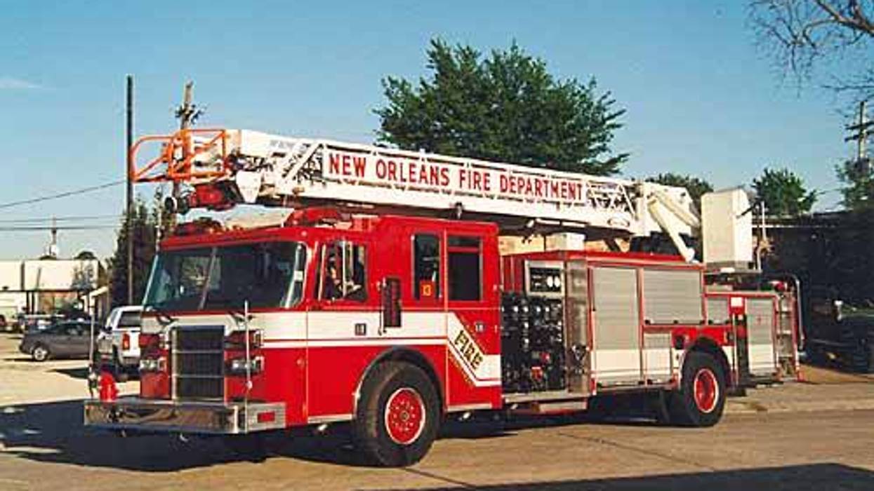 Top floor of abandoned medical building catches fire