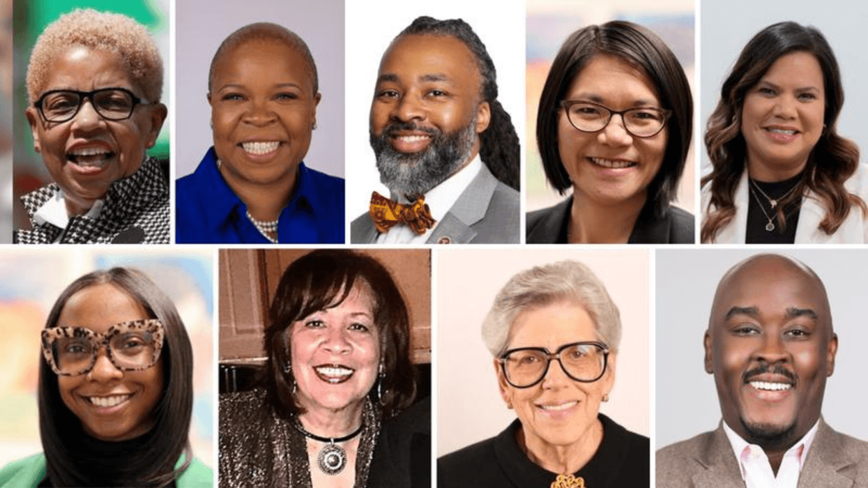Top, from left: Joyce Wilkerson, Crystal Cubbage, Reginald Streater, ChauWing Lam, Wanda Novales. Bottom, from left: Sarah-Ashley Andrews, Cheryl Harper, Joan Stern, Whitney Jones.