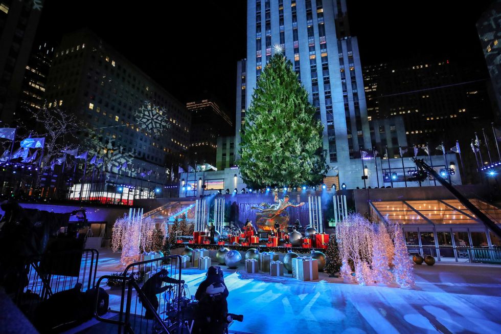 Tori Kelly performs during the 88th Annual Rockefeller Center Christmas Tree Lighting Ceremony at Rockefeller Center on December 02, 2020 in New York City.