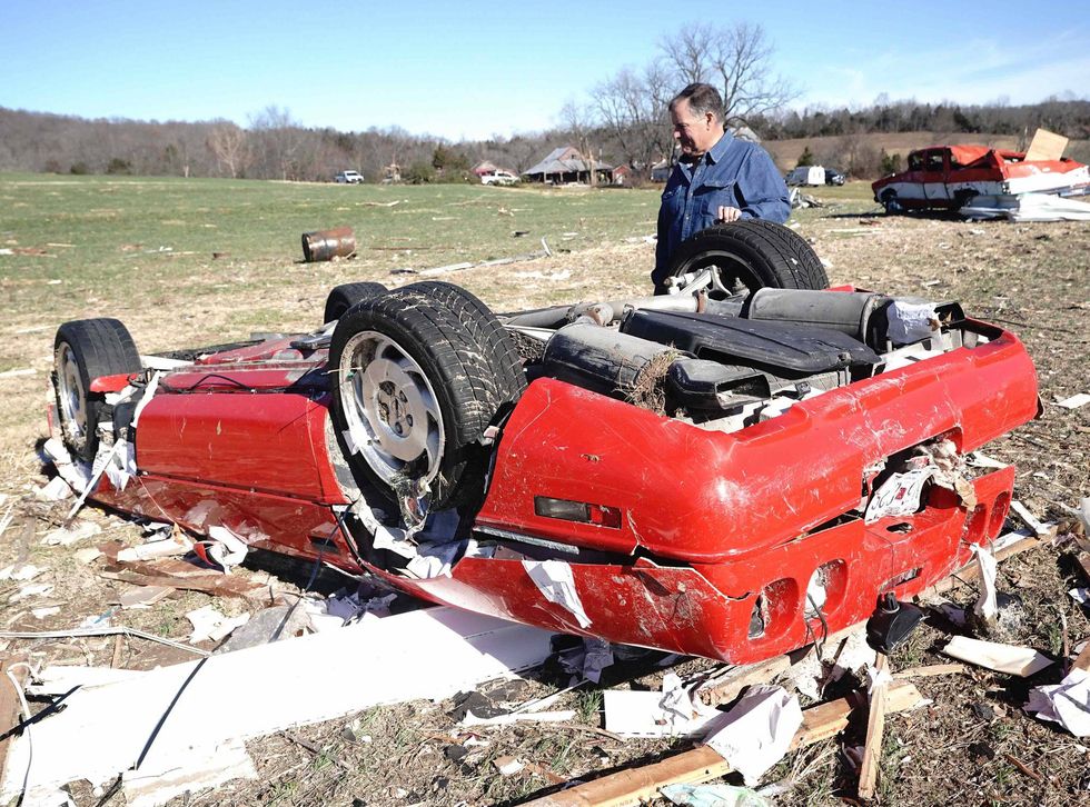 Tornado damage on Dec. 10 in Defiance