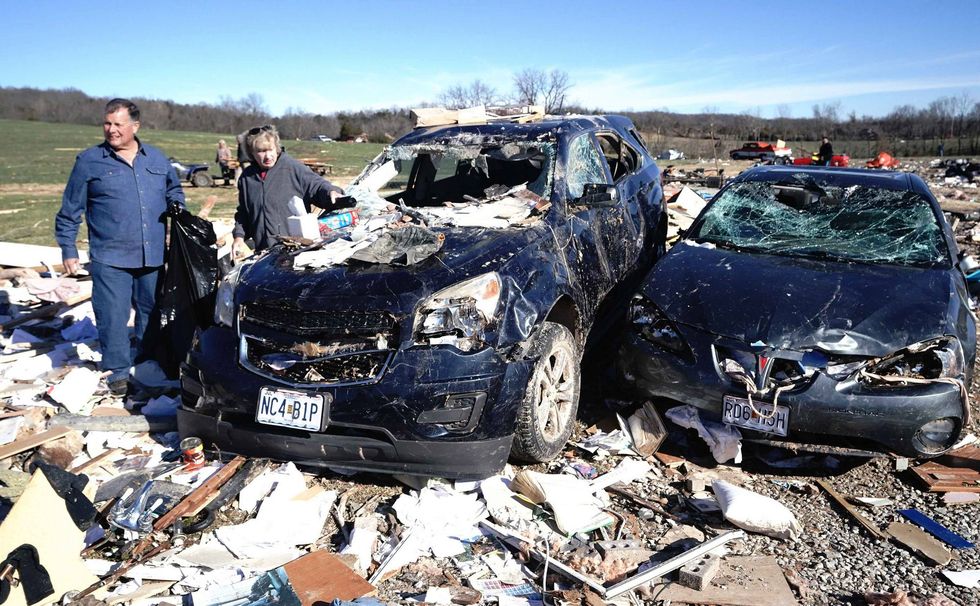 Tornado damage on Dec. 10 in Defiance
