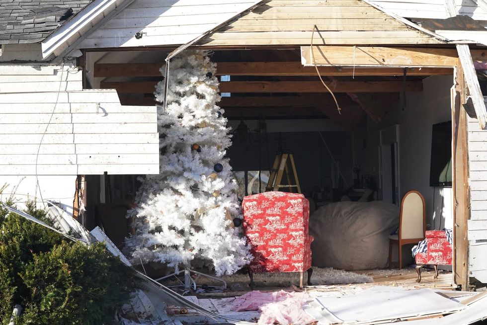 Tornado damage on Dec. 10 in Defiance