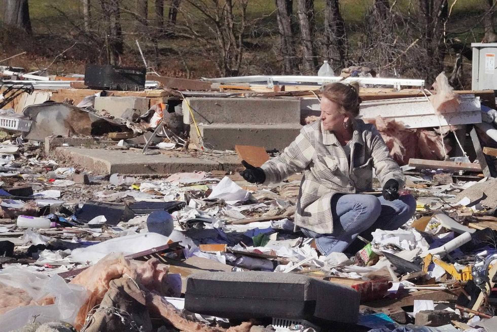 Tornado damage on Dec. 10 in Defiance