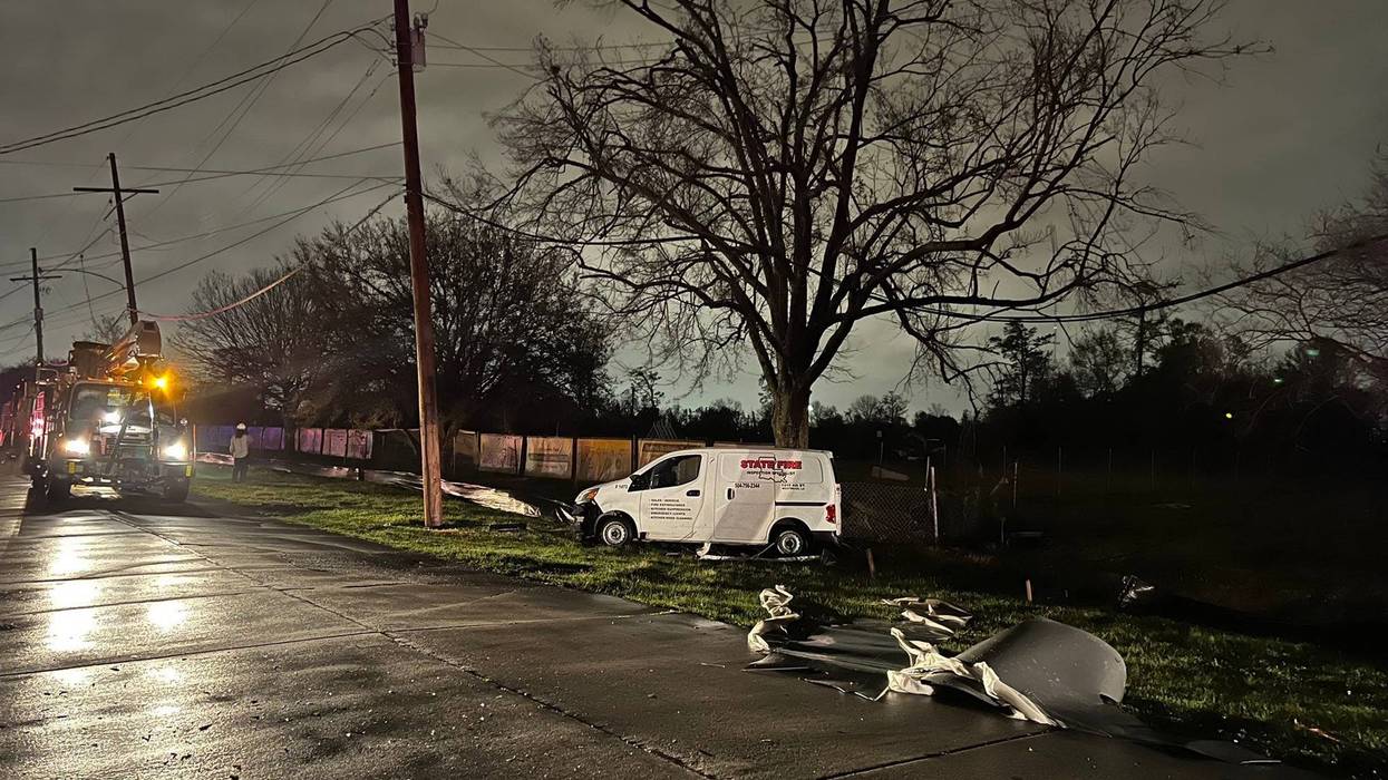 Tornado damage
