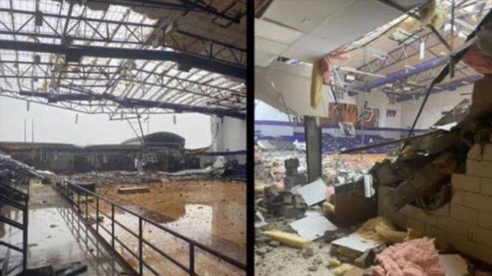 Tornado Hits High School