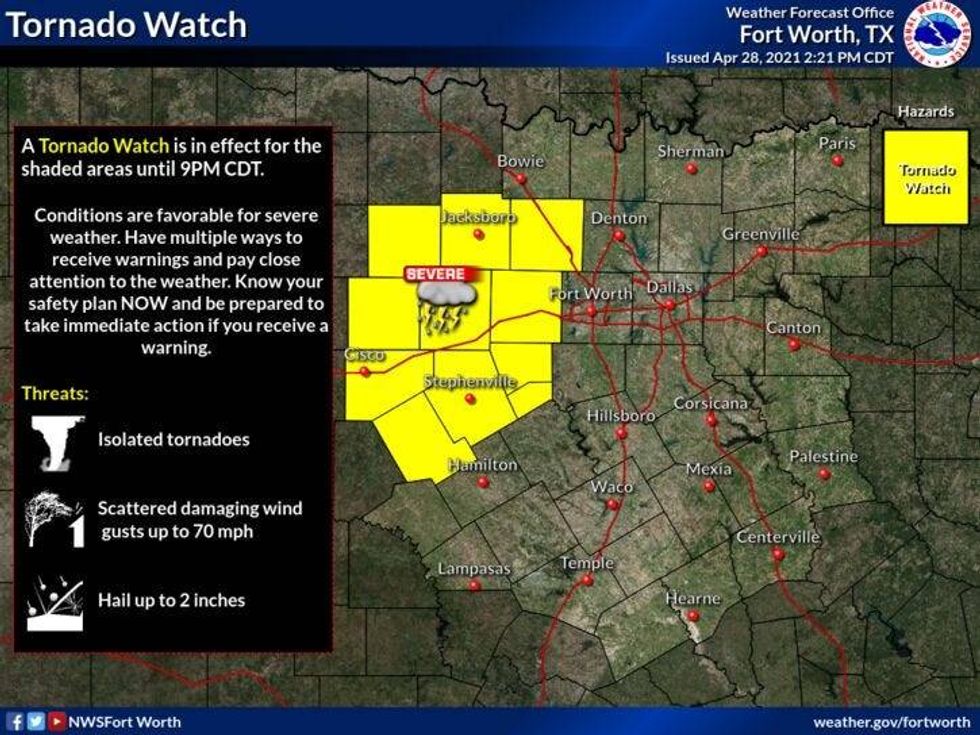 Tornado Watch West