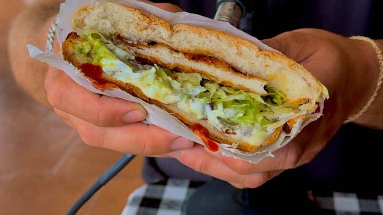 Torta at El Parian in Southwest Detroit