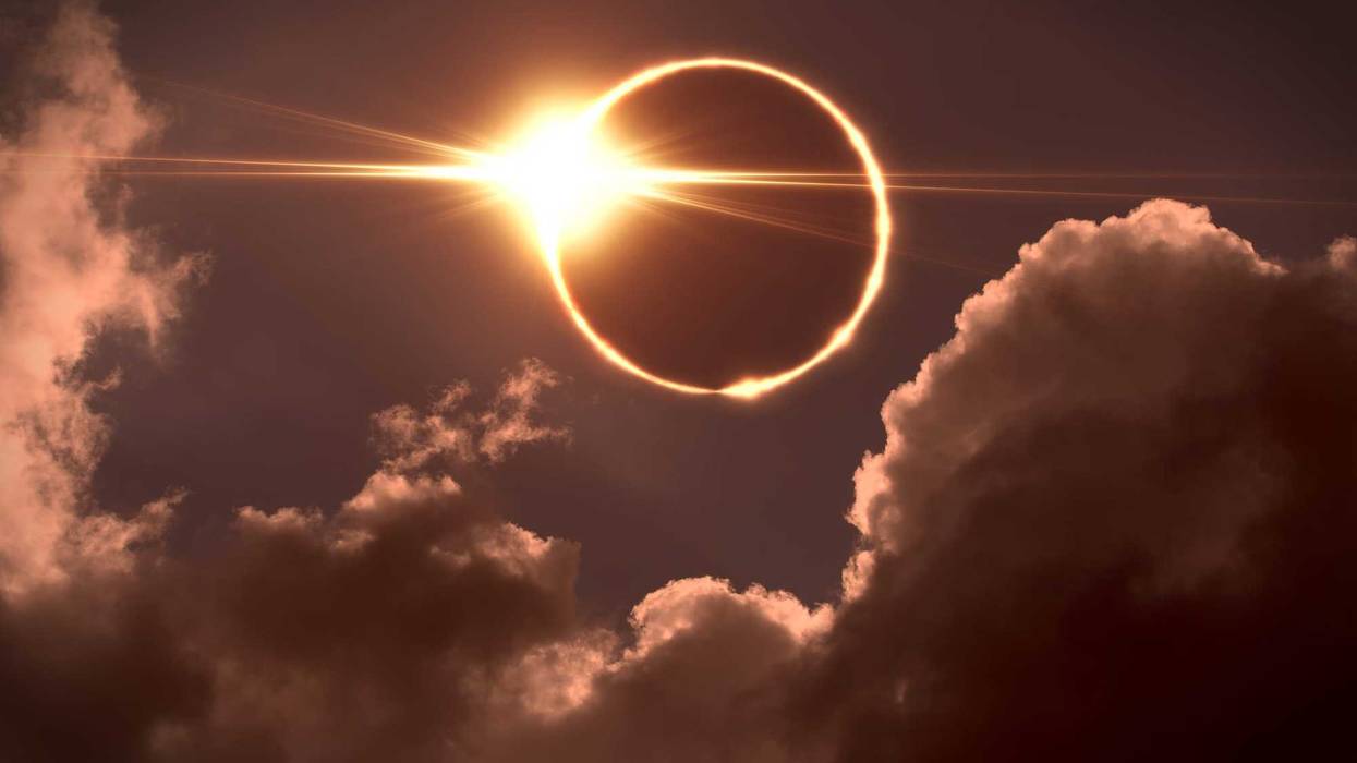 Total eclipse of the Sun.