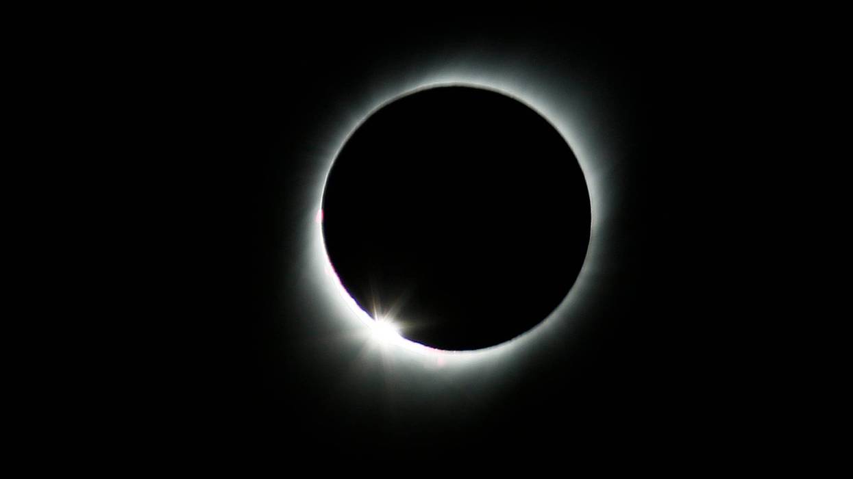 Total solar eclipse on July 2, 2019, in Paiguano, Chile.