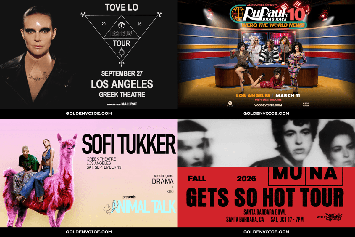Tove Lo, SOFI TUKKER, RuPaul, MUNA