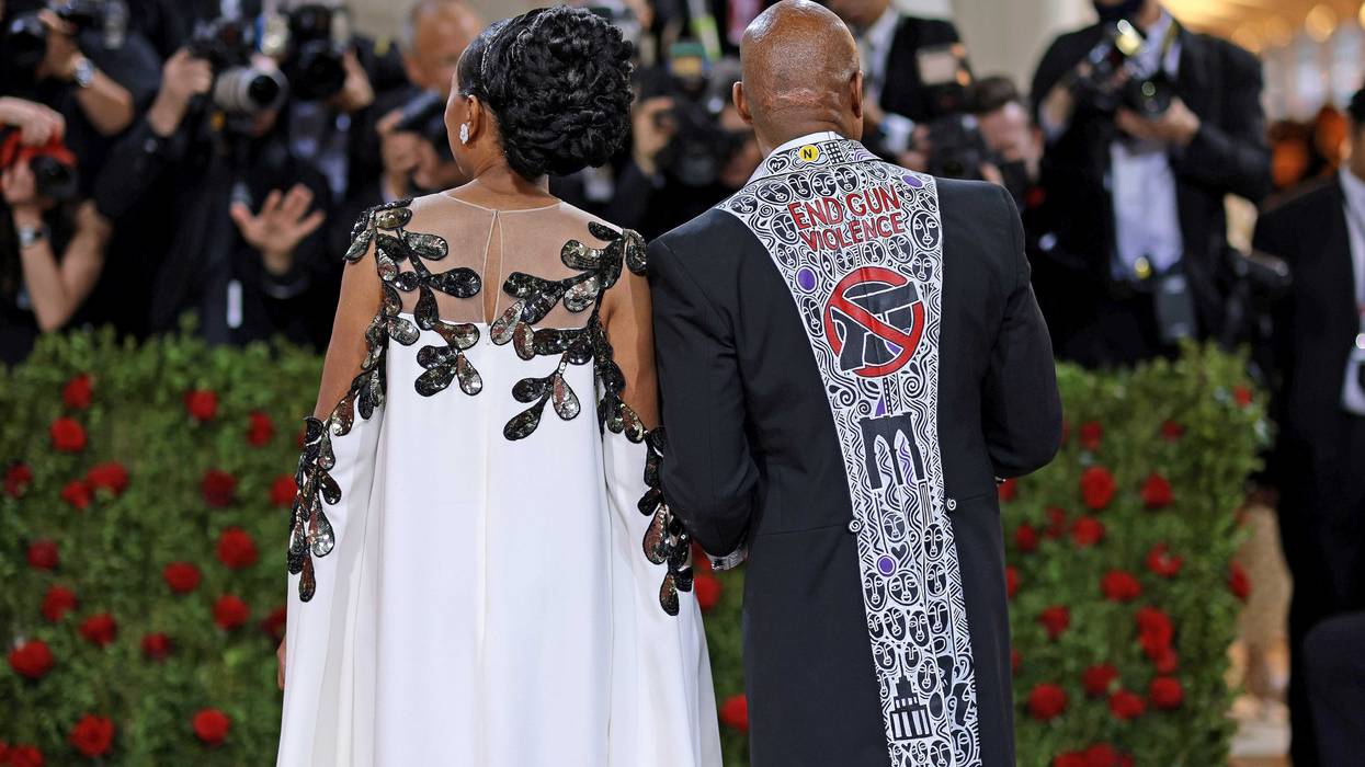 Tracey Collins and New York City Mayor Eric Adams attend The 2022 Met Gala Celebrating "In America: An Anthology of Fashion" at The Metropolitan Museum of Art on May 02, 2022 in New York City.