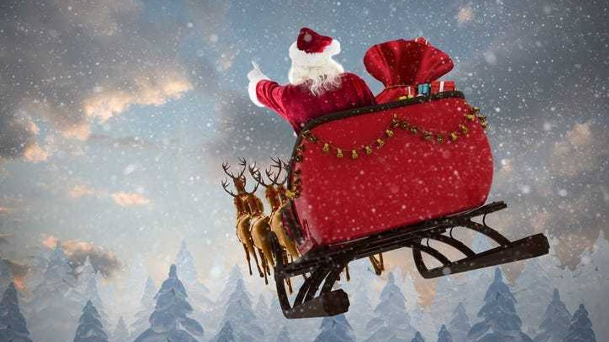 Track Santa Claus in real time here on Christmas Eve